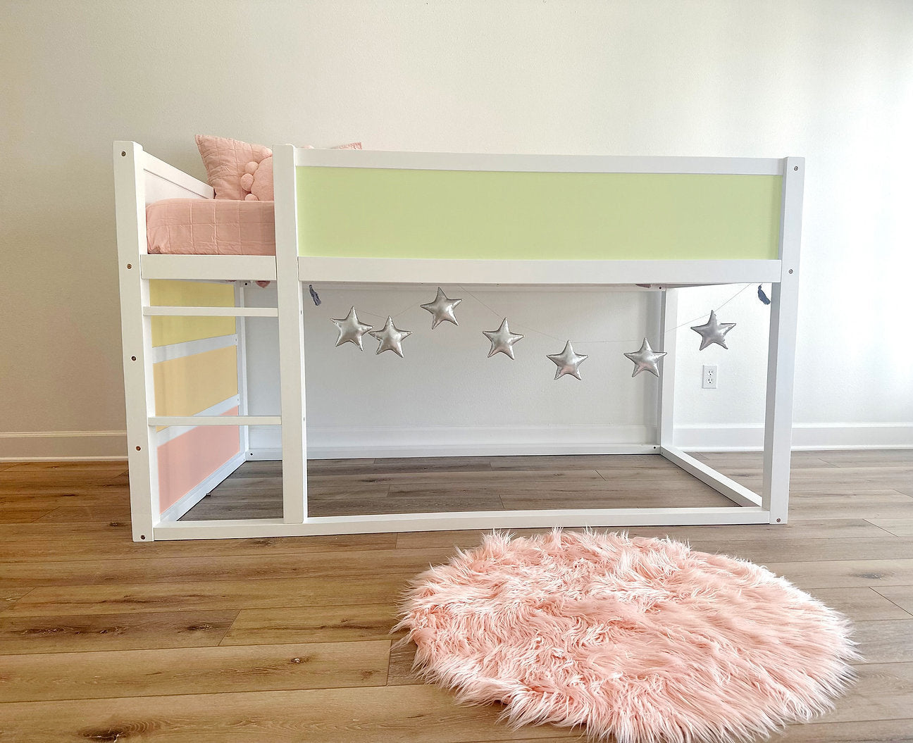 Ivy Twin Loft Bed | Converts to Canopy Bed | Designed for Years of Use: Toddler to Teen