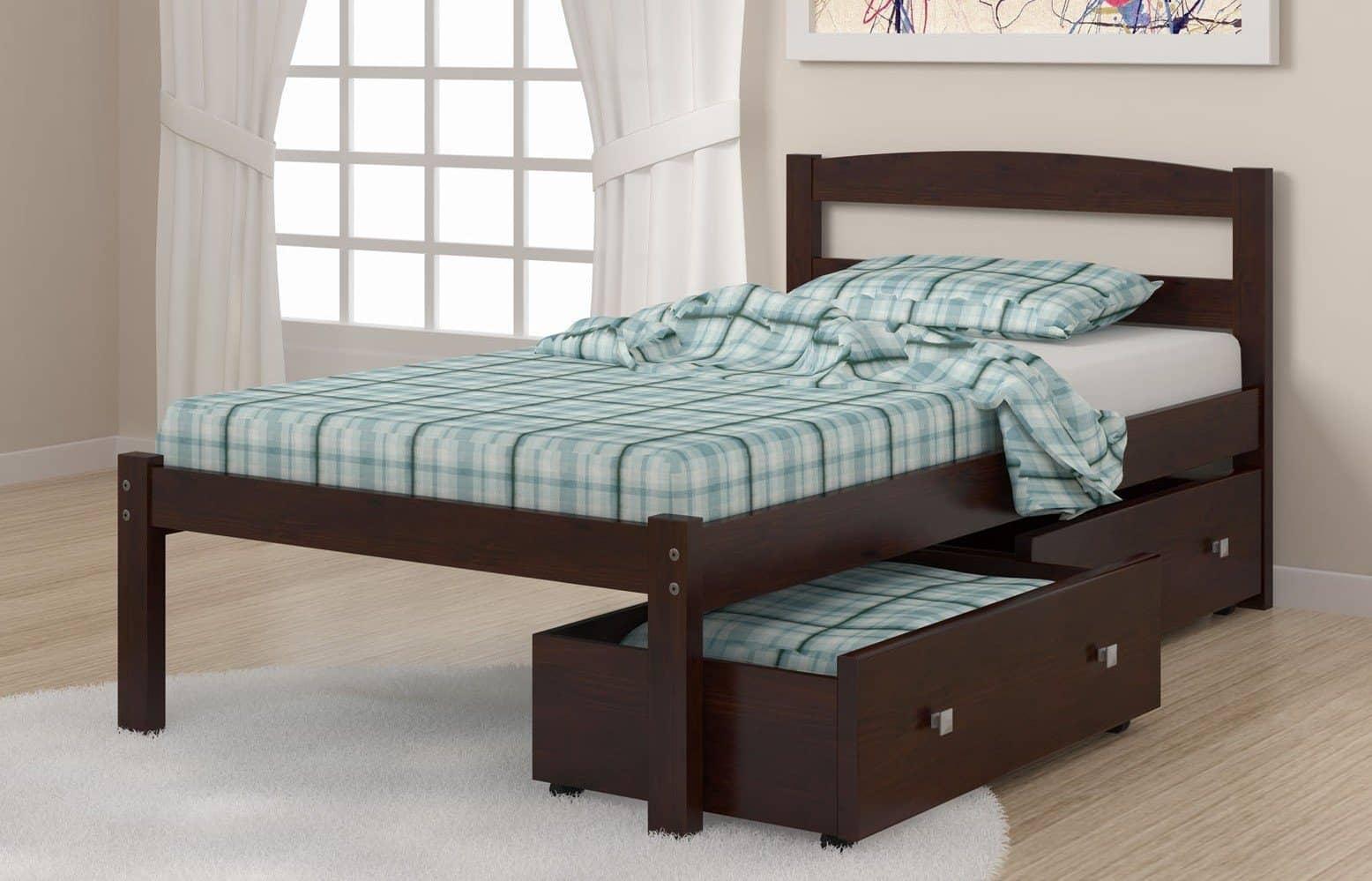 Adrian Twin Bed Frame with Storage