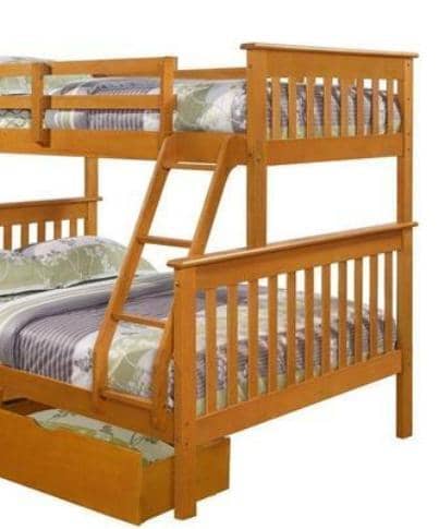 Alaina Twin over Full Bunk Bed with Storage