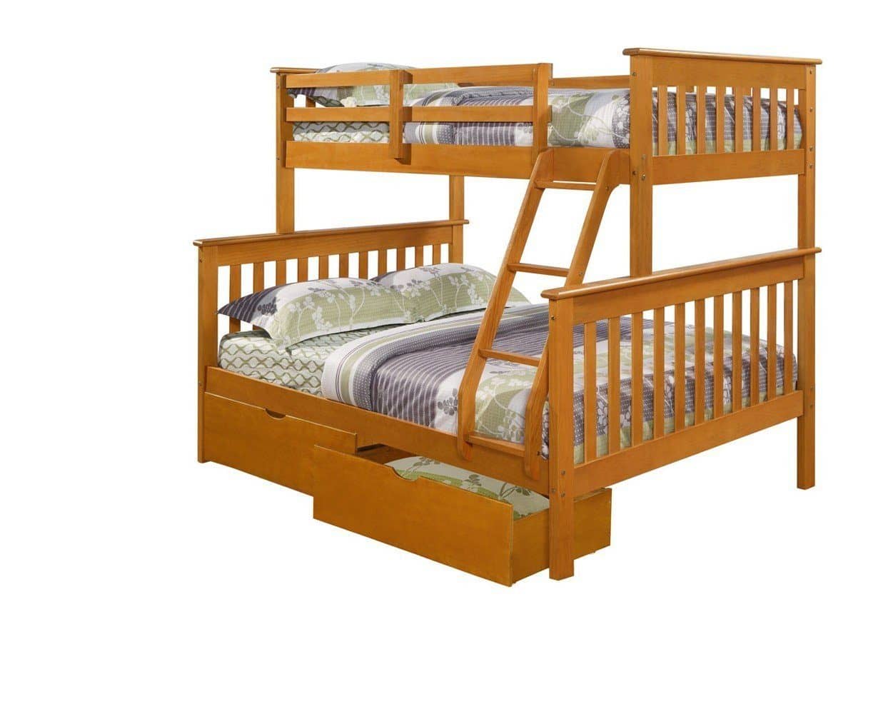Alaina Twin over Full Bunk Bed with Storage