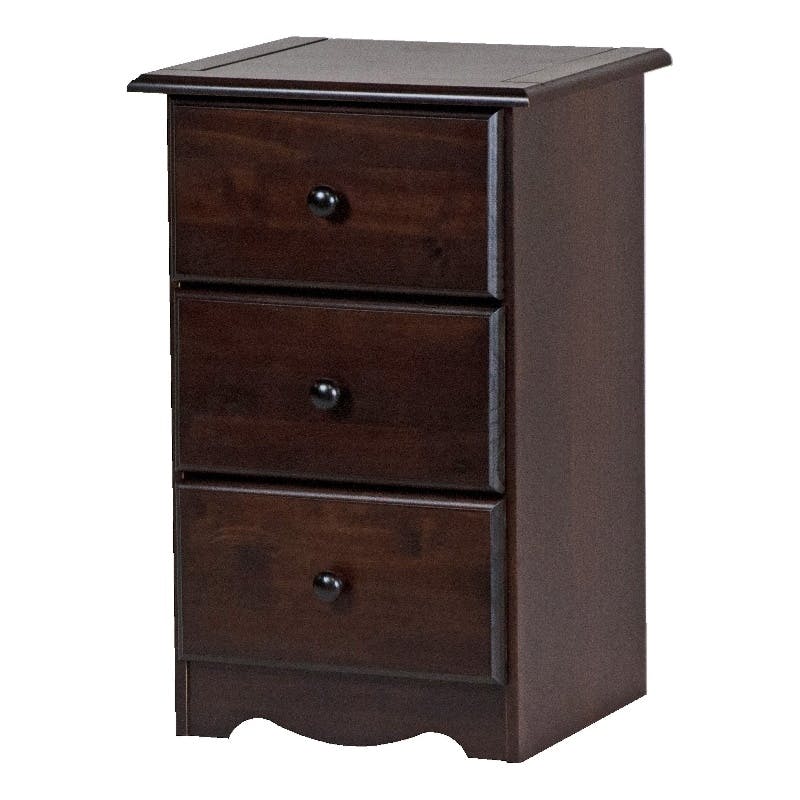 Amara Cappuccino Nightstand with Drawers