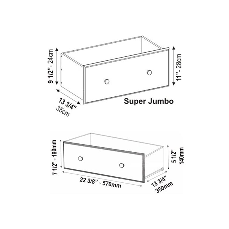 Amara Mocha Kids Dresser