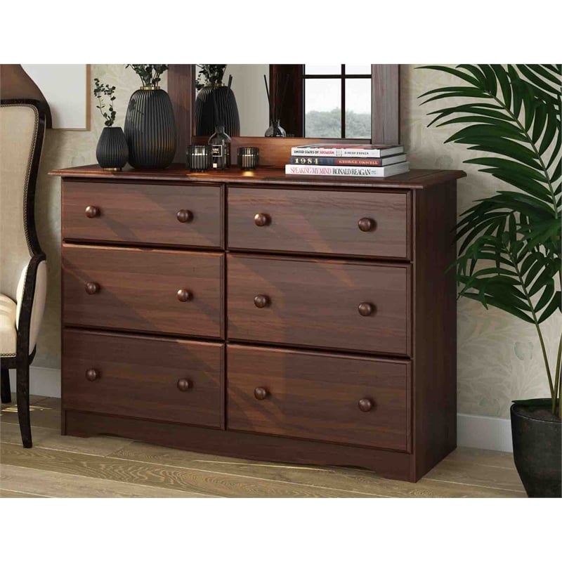 Amara Mocha Kids Dresser