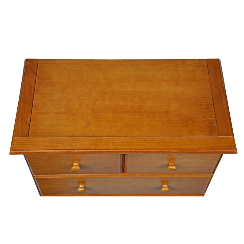 Amara Honey Tall 6 Drawer Kids Dresser