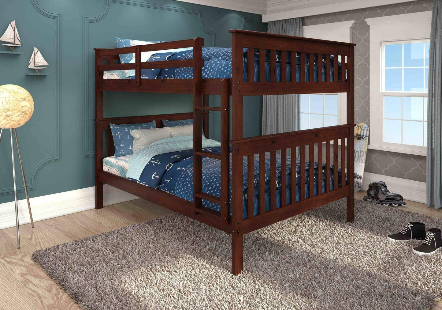 Andrew Cappuccino Full Bunkbed