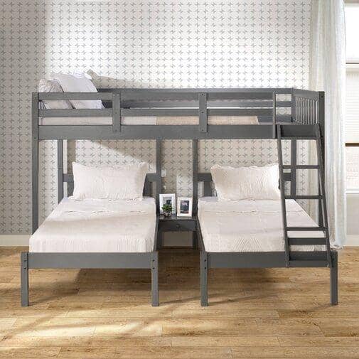 Bentley Full over Double Twin Triple Bunk Bed