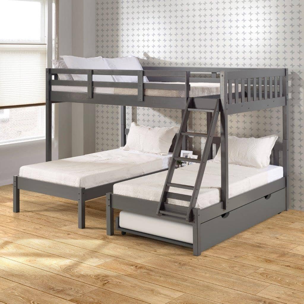 Bentley Full over Double Twin Triple Bunk Bed