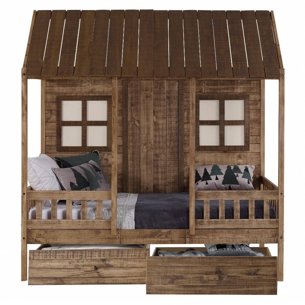 Brianna Cottage Loft Bed for Kids