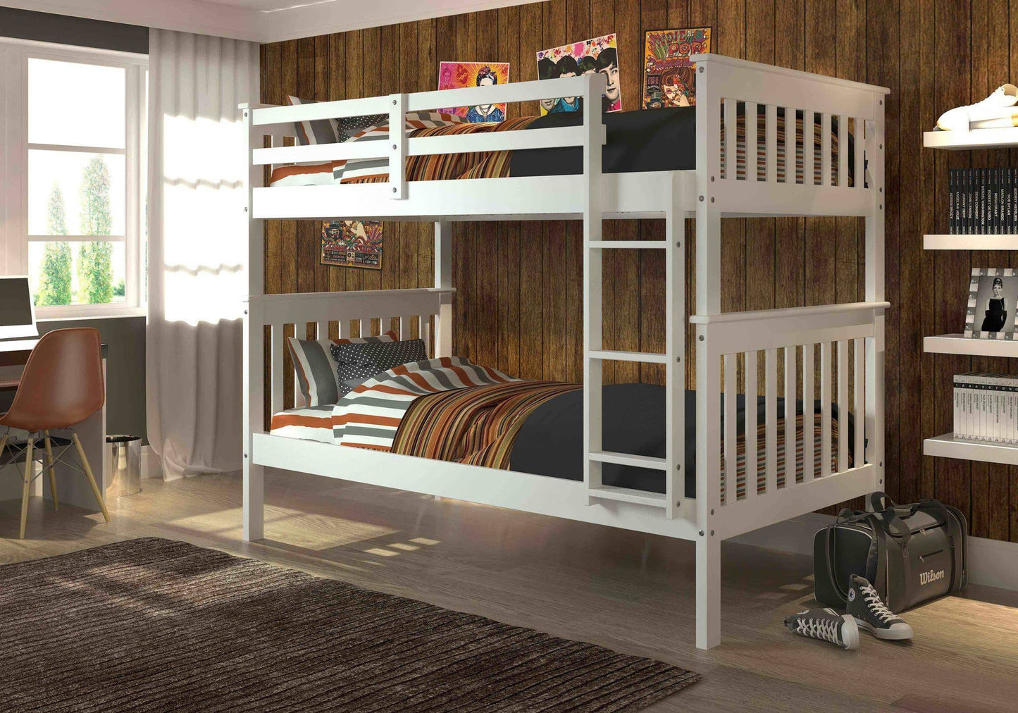 Eleanor White Bunk Bed