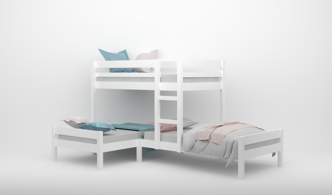 Nora Corner Triple Bunk Bed