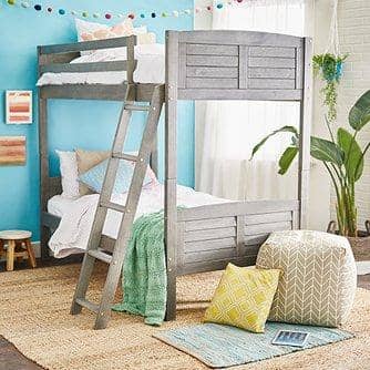 Madison Gray Twin over Twin Bunk Bed