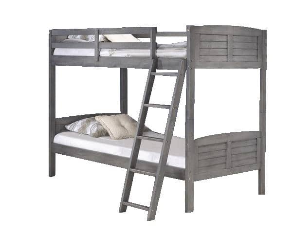 Madison Gray Twin over Twin Bunk Bed