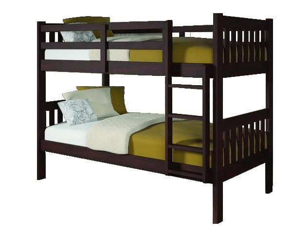 Morgan Modern Cappuccino Bunk Bed