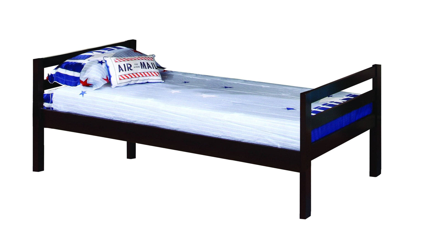 Nicholas Cappuccino Convertible Triple Bunk Bed