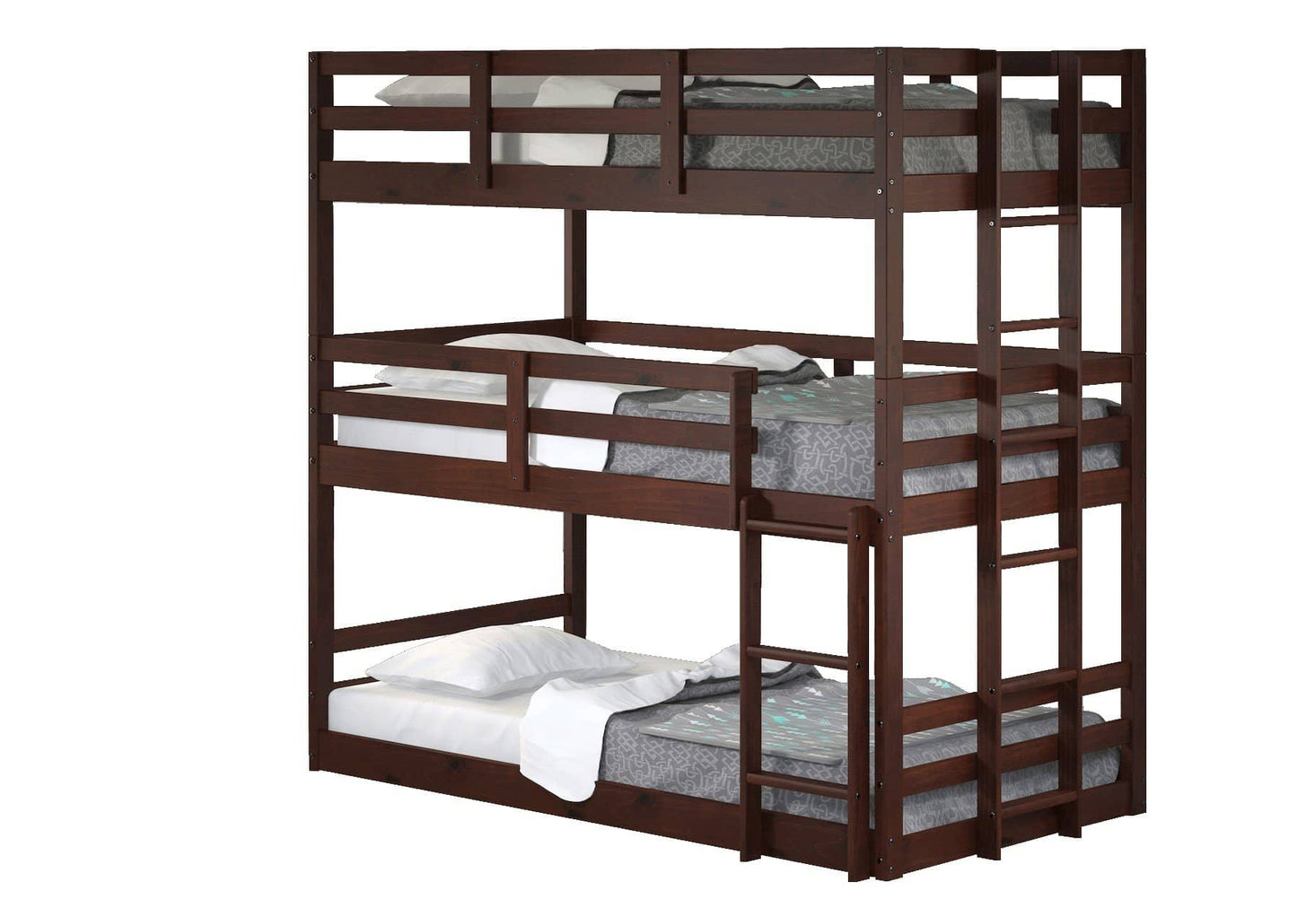 Paisley Cappuccino Triple Bunk Bed