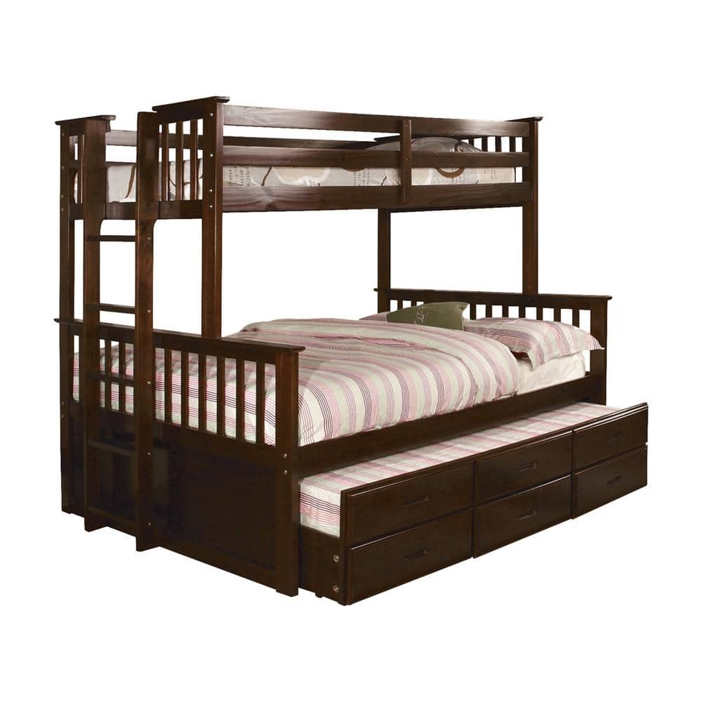 Penelope Twin XL over Queen Captains Bunk Bed