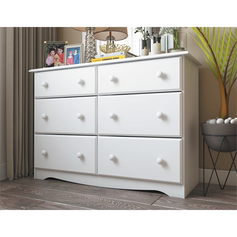 Amara White Kids Dresser