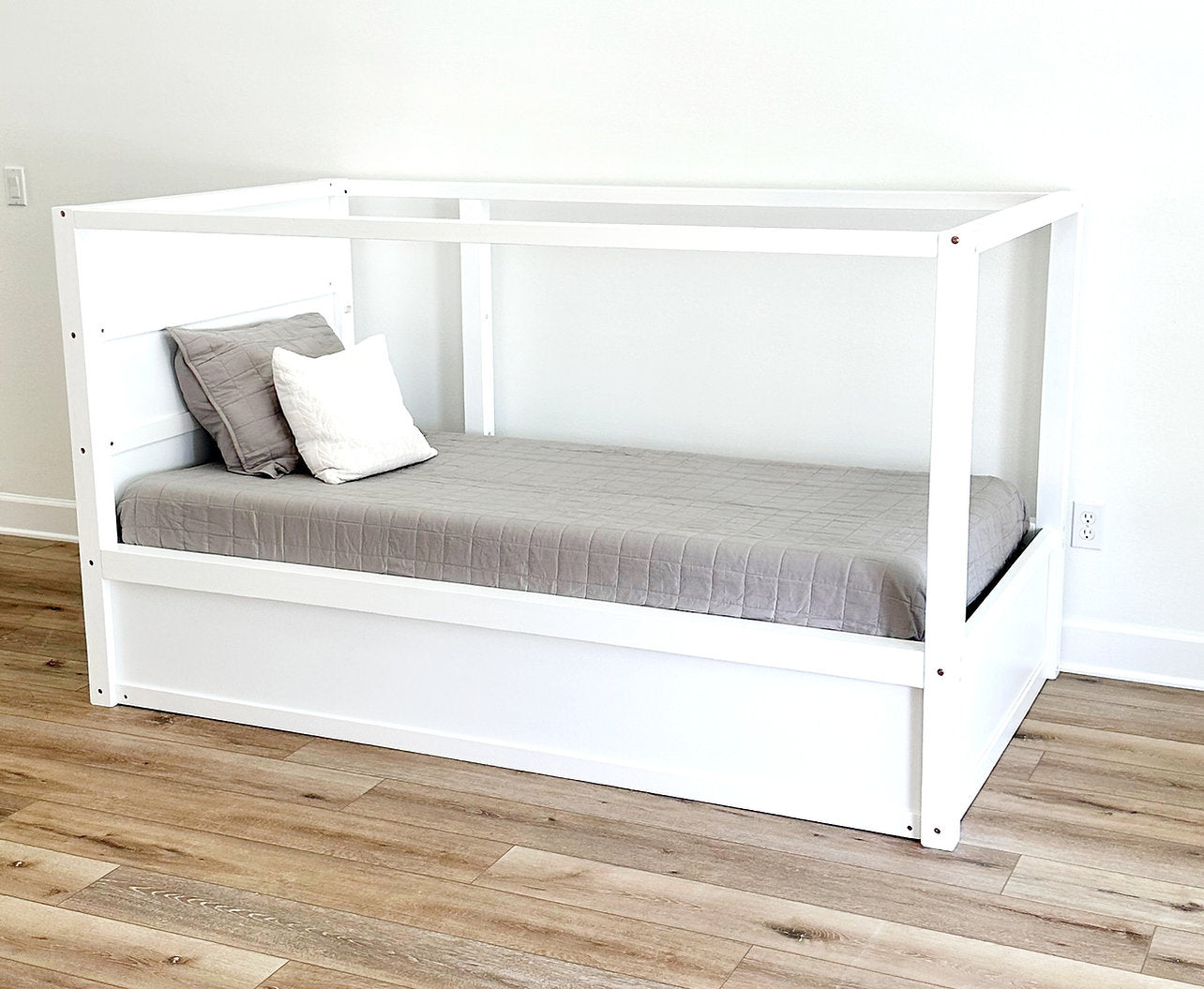 Ivy Twin Loft Bed | Converts to Canopy Bed | Designed for Years of Use: Toddler to Teen