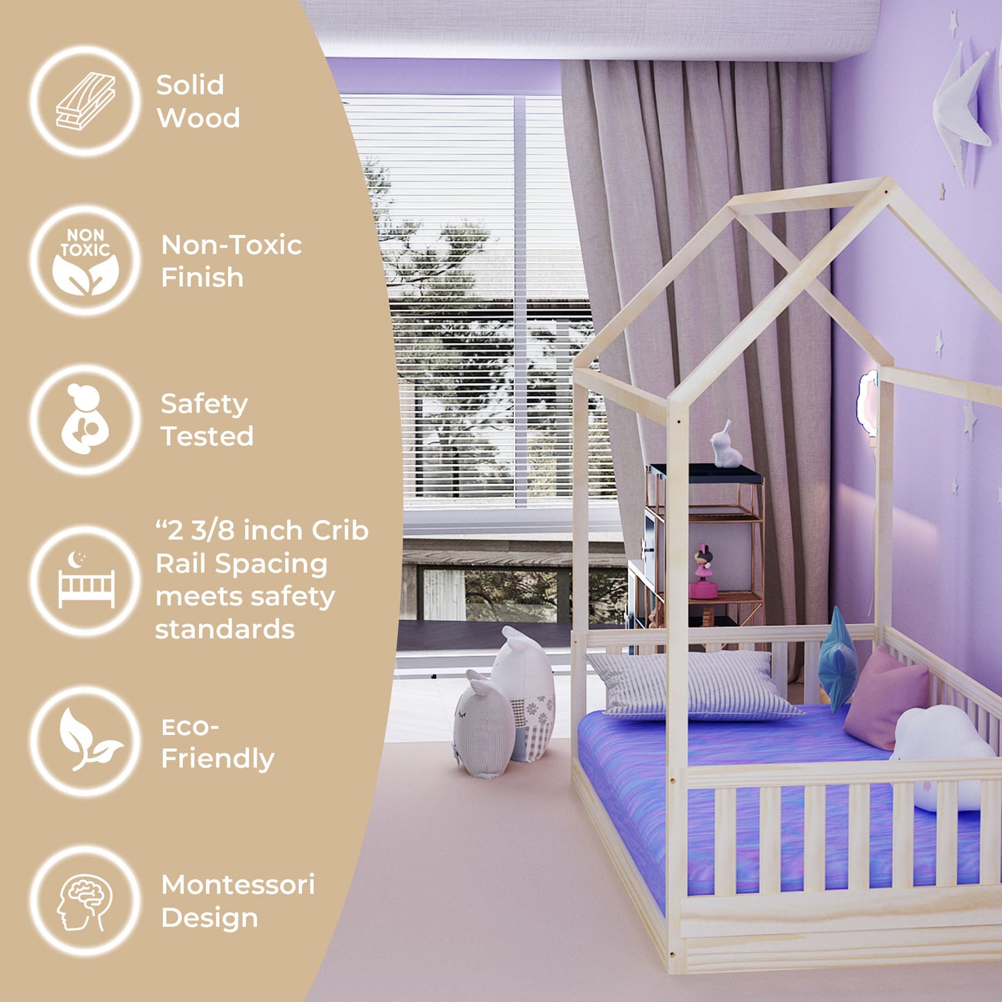 Bella Floor Twin Daybed
