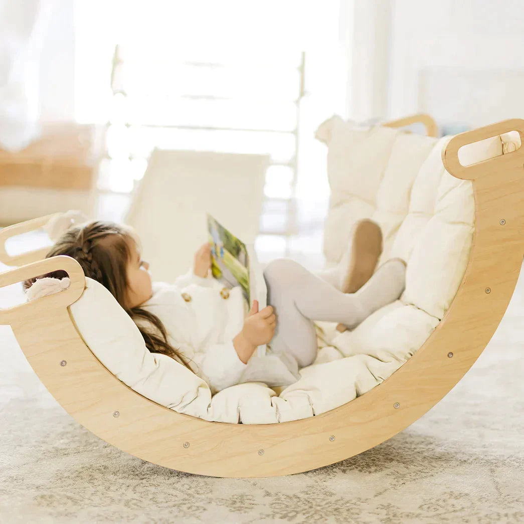 Tiny Land® Thick Padded Playmat for Kids with No Arch