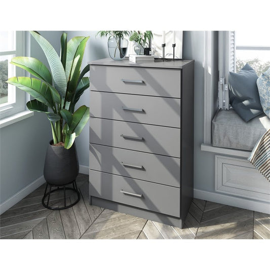 Nova Modern Gray Kids Dresser