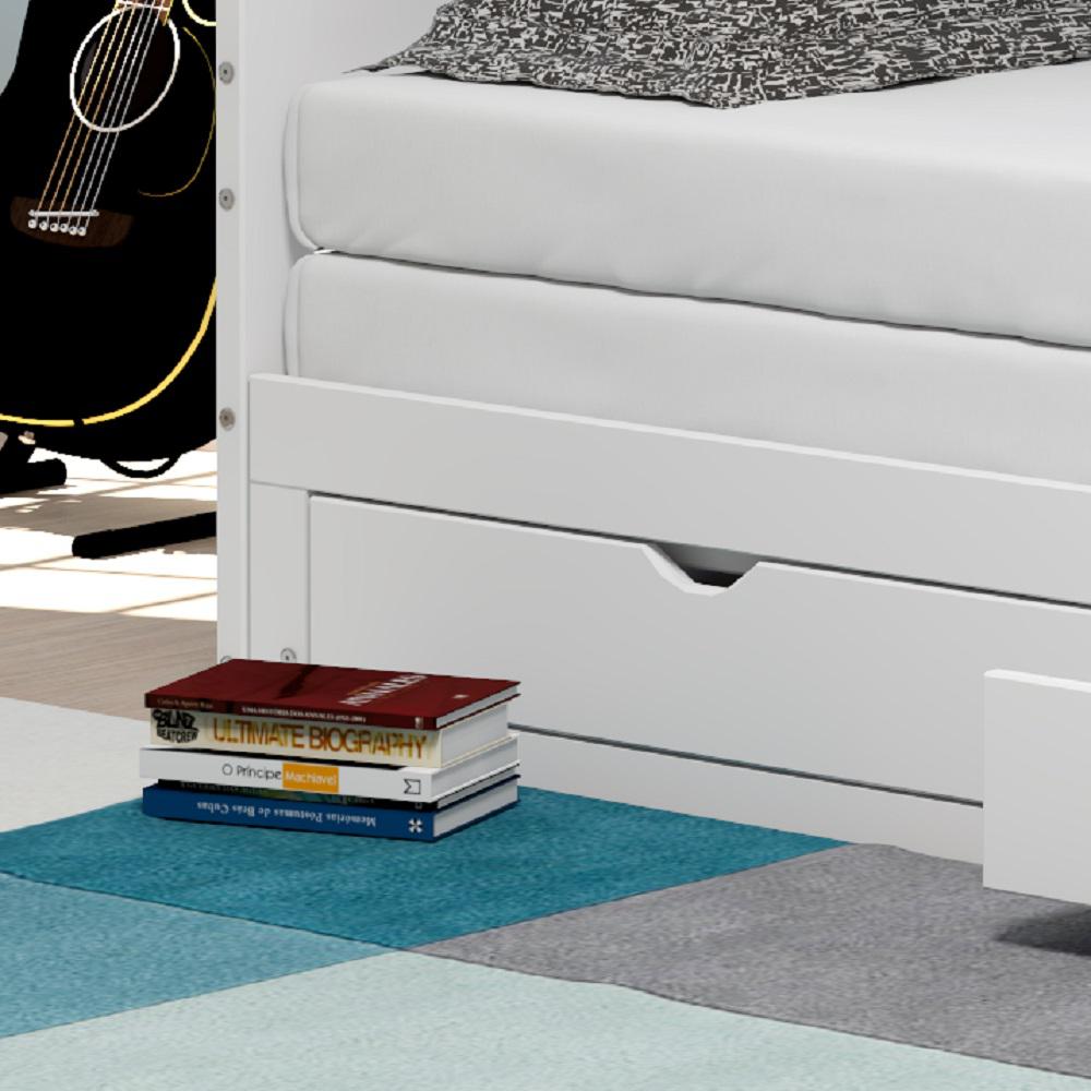 Eliana White Twin to King Extending Daybed