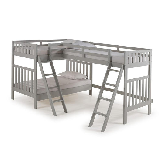 Austin 3 Bunk Bed in Grey