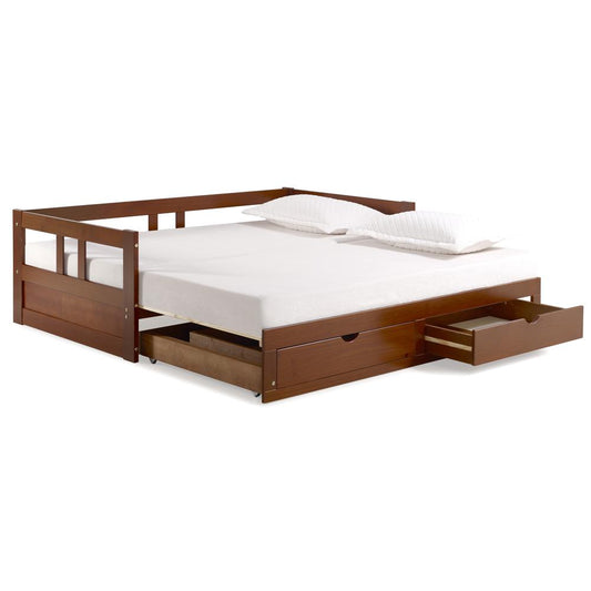 Rowan Twin to King Extendable Day Bed - Chestnut