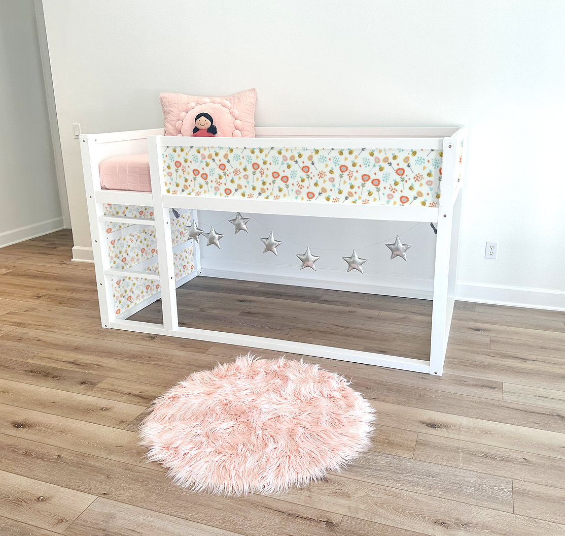 Ivy Twin Canopy Bed | Converts to Loft | Designed for Years of Use Toddler to Teen