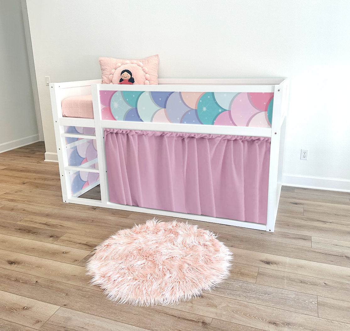 Ivy Twin Canopy Bed | Converts to Loft | Designed for Years of Use Toddler to Teen