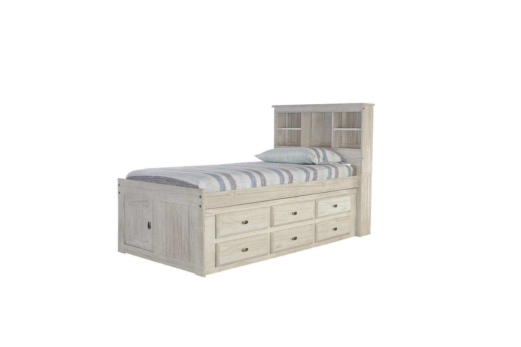 Addison Twin Captains Bed with Storage