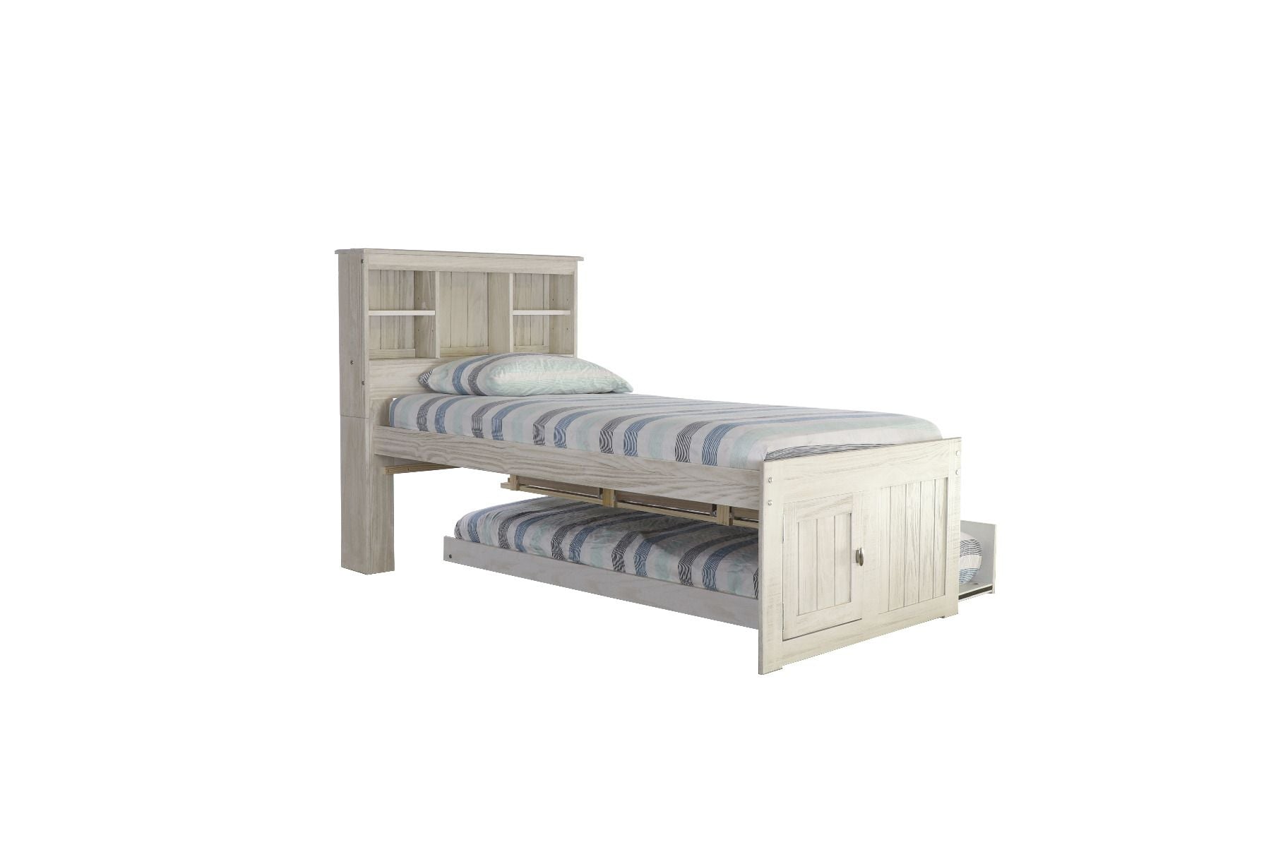 Addison Twin Captains Bed with Storage and Trundle