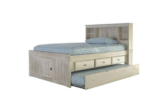 Addison Full Captains Bed with Storage and Trundle