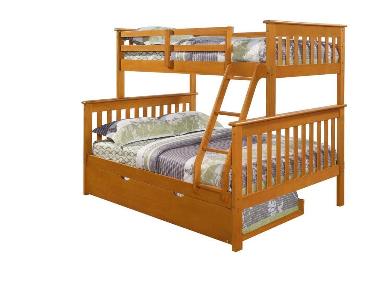 Alaina Twin over Full Bunk Bed with Trundle