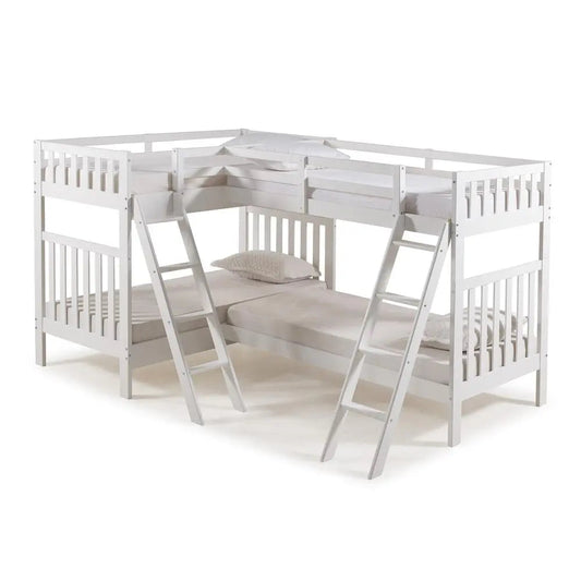 Bellamy Quad Bunk Beds in White