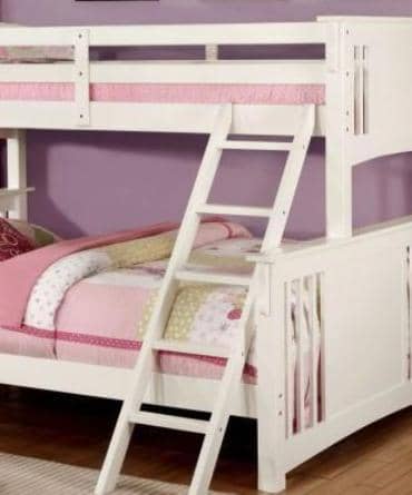 Christian White Twin XL over Queen Bunk Bed