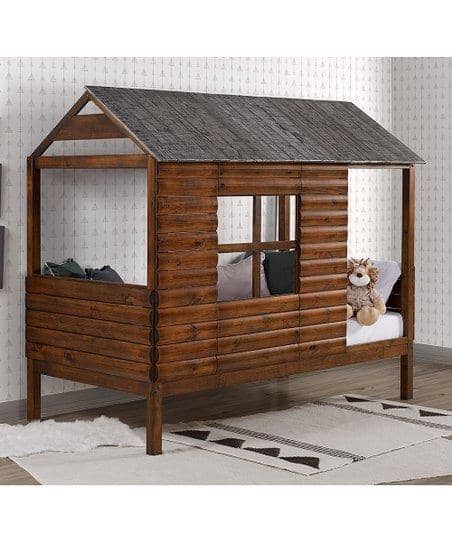 Cole Log Cabin Loft Bed