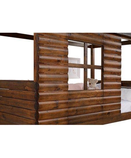 Cole Log Cabin Loft Bed