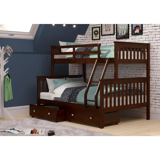 David Twin over Full Bunkbed with Storage