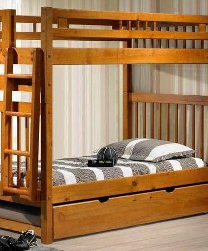 Elliot Tall Honey Bunk Bed