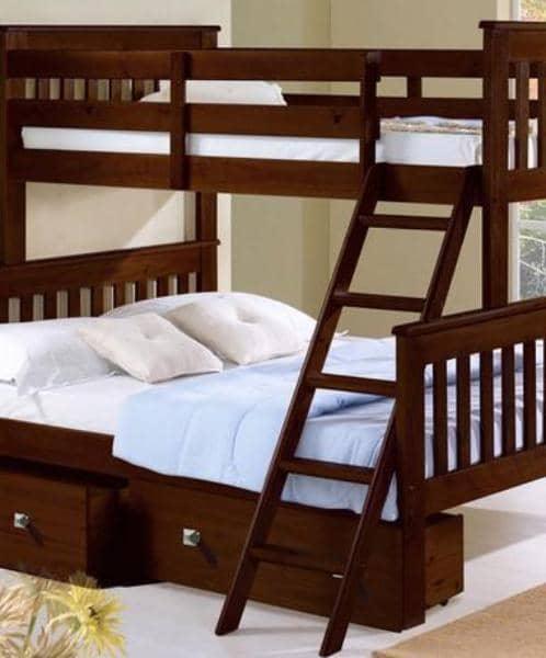 Hunter Twin over Full Cappuccino Bunk Bed