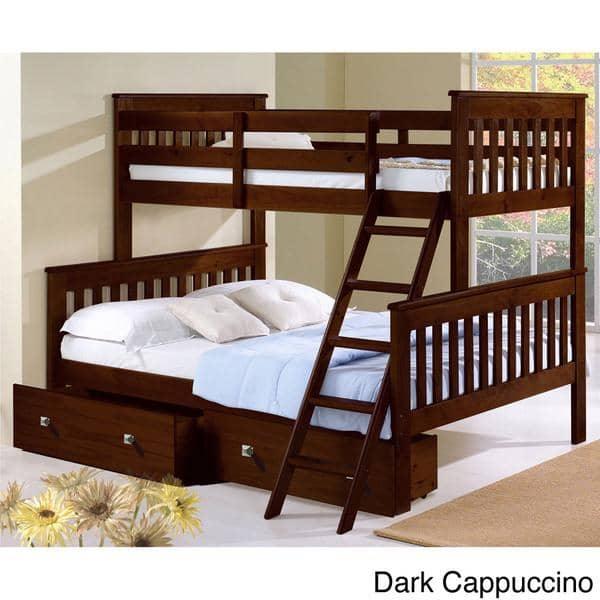 Hunter Twin over Full Cappuccino Bunk Bed