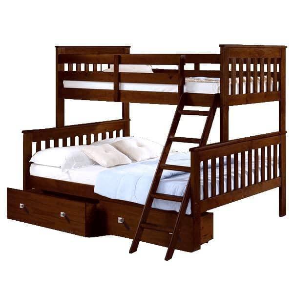 Hunter Twin over Full Cappuccino Bunk Bed