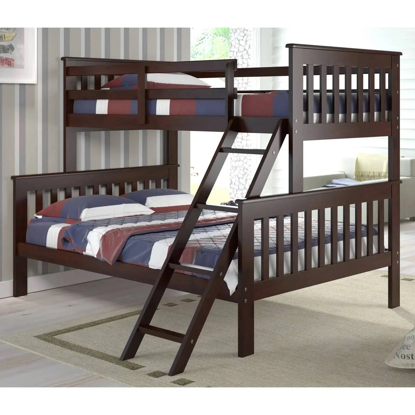 Hunter Twin over Full Cappuccino Bunk Bed