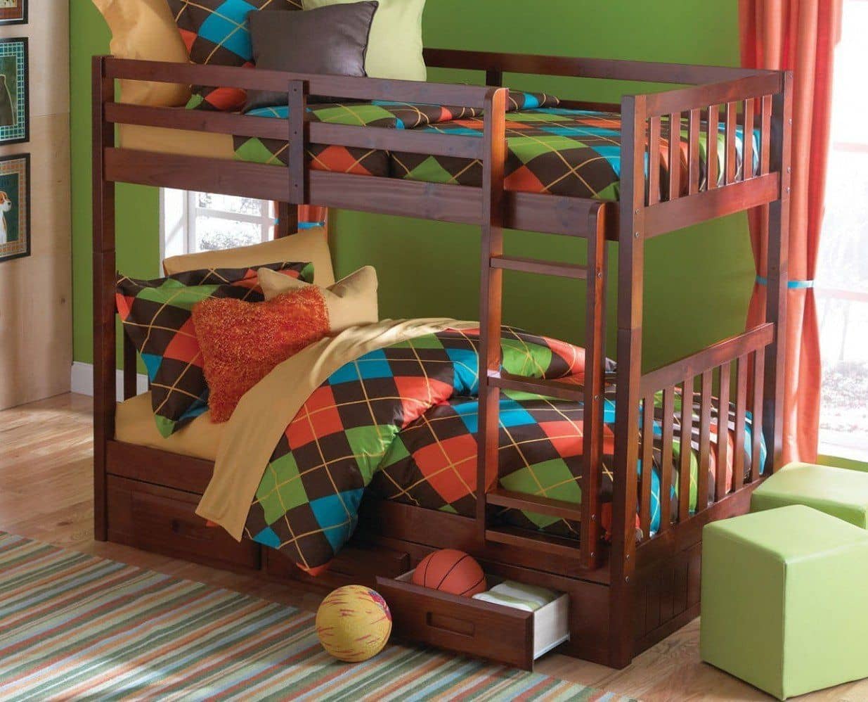 Isla Twin Bunk Bed with Storage