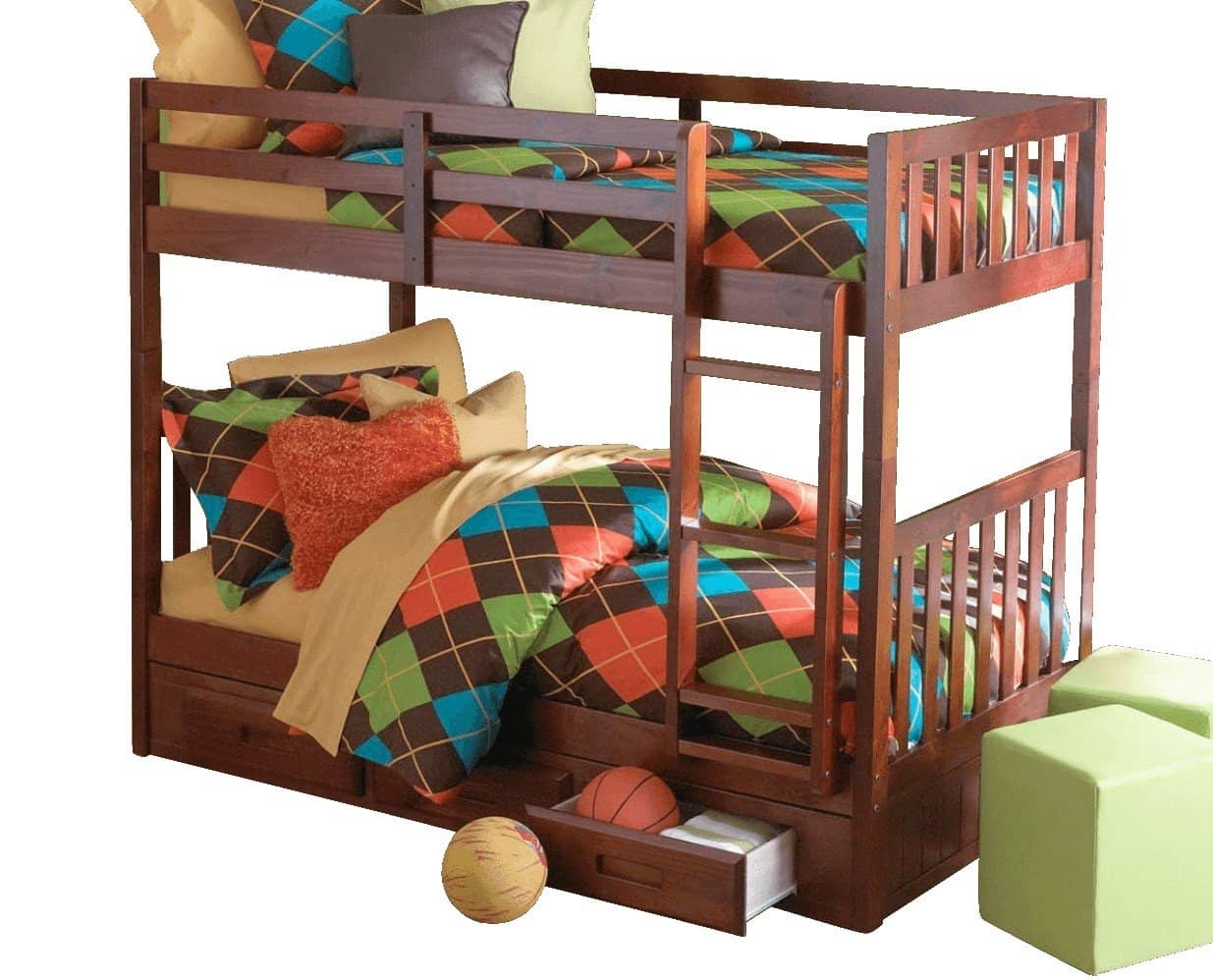 Isla Twin Bunk Bed with Storage