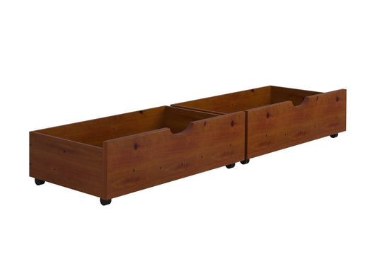 Joseph Under-bed Storage Drawers in Light Espresso