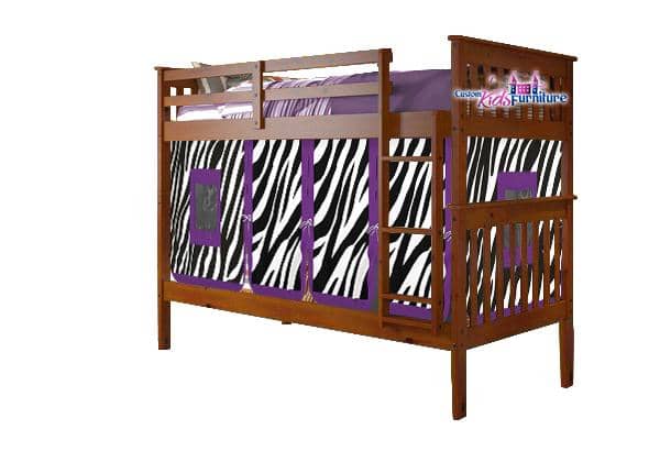 Lucy Espresso Bunk Bed for Girls