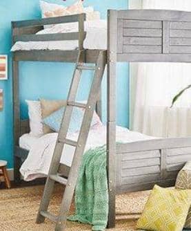 Madison Gray Twin over Twin Bunk Bed