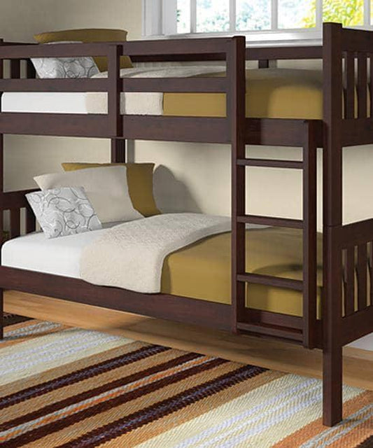 Morgan Modern Cappuccino Bunk Bed